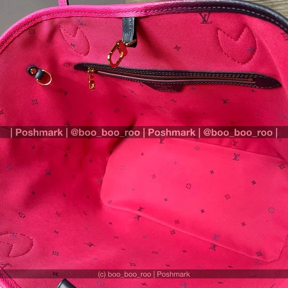 Louis Vuitton Neverfull MM Gradient Pink, Blue, Purple Tote (& Zip Wallet) - Picture 12 of 16
